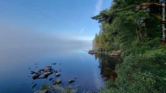 En tåget morgen ved Vesljungasjon